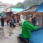 태풍 링링 피해복구현장 흑산면민 자원봉사 활동 펼쳐