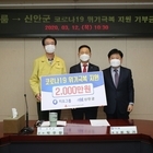 지오그룹 최일기 회장, 신안군에 코로나 19 극복 지원금 2,000만원 기탁